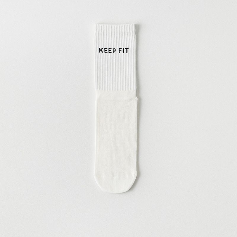 

Knee Socks Yoga Socks Pilates Socks Non Slip Professional Women s Summer Toe Socks Sports Running Indoor Fitness Skipping Rope White