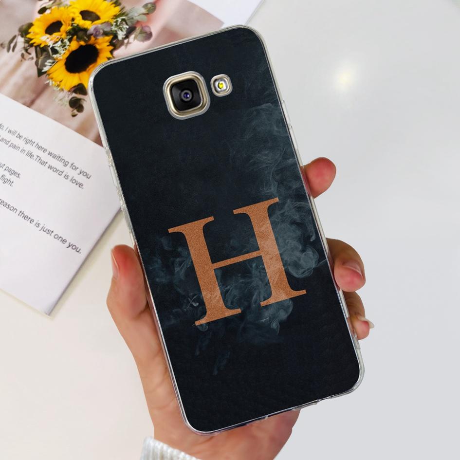 For Samsung Galaxy A3 2016 Case A310F A310M A310Y Silicone Cover Cute Letters Flower Clear Funda For Samsung A3 2017 A320F Coque