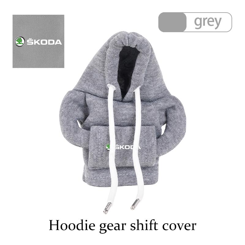 For Skoda Car Gear Shift Knob Cover Hoodie Shifter Boot Dust Cover Car Interior Decoration S Kodiaq Octavia 2 3 Yeti Karoq Rapid  VH1