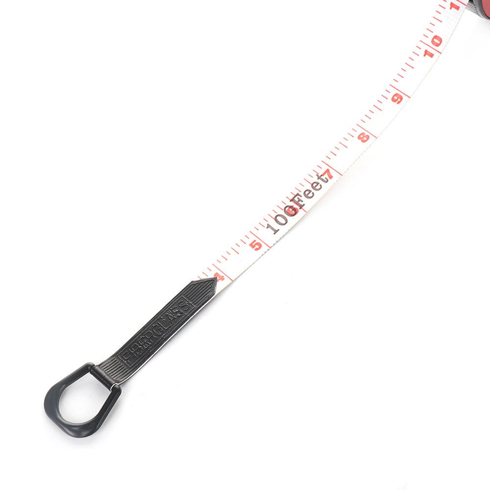 Round Disc Fiberglass Tape Measure with Yellow Shell: 30m, 50m, 100m Options
