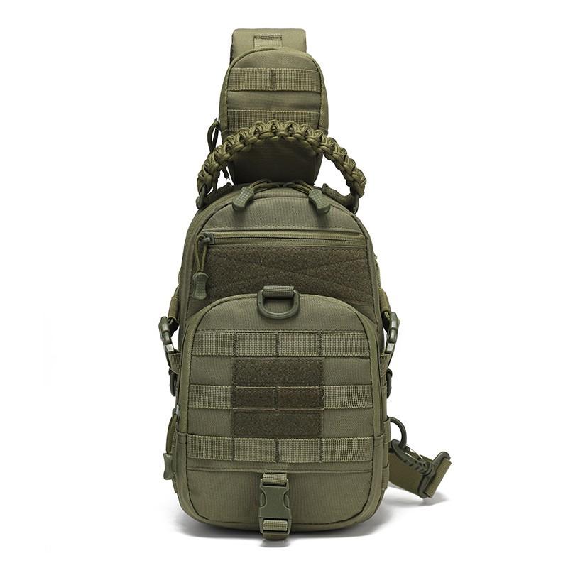 Men'S Fishing Chest Bag Tactical Sports Shoulder Outdoor Fanny Pack Camping Hiking Climbing Cycling Molle System Sling Bags Edc