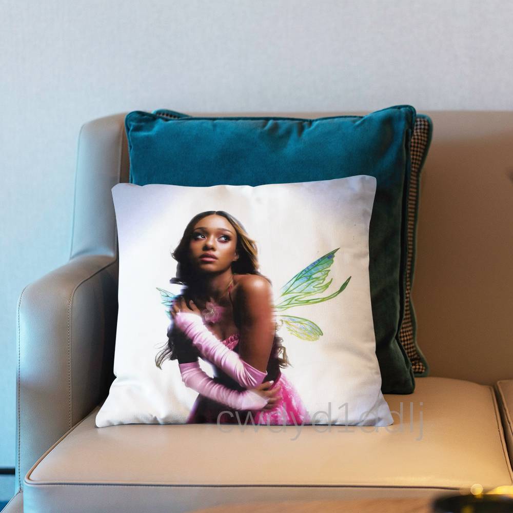 KKatseye Manon Kpop Cushion Cover Pillow Cover Decor Pillowcase Printed Cushion Case For Couch