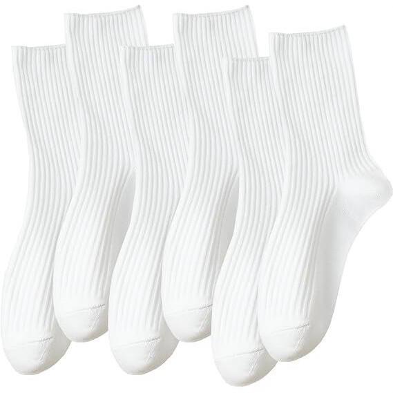 Women's Japanese Style Mid-Calf Cotton Socks - Plain Colors, Vertical Stripes, Seamless, Breathable, Versatile for Spring and Autumn