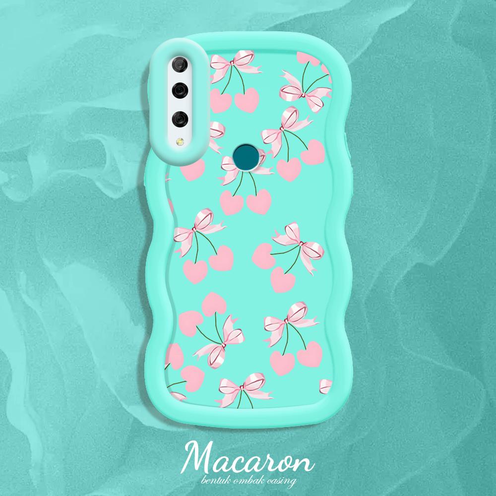 

Окрашенный узор Big Wave Edge Мягкий силиконовый материал Macaron чехол для телефона противоударный защитный резиновый чехол для iPhone Huawei Honor Infinix Tecno iPhone SE 2020 синий