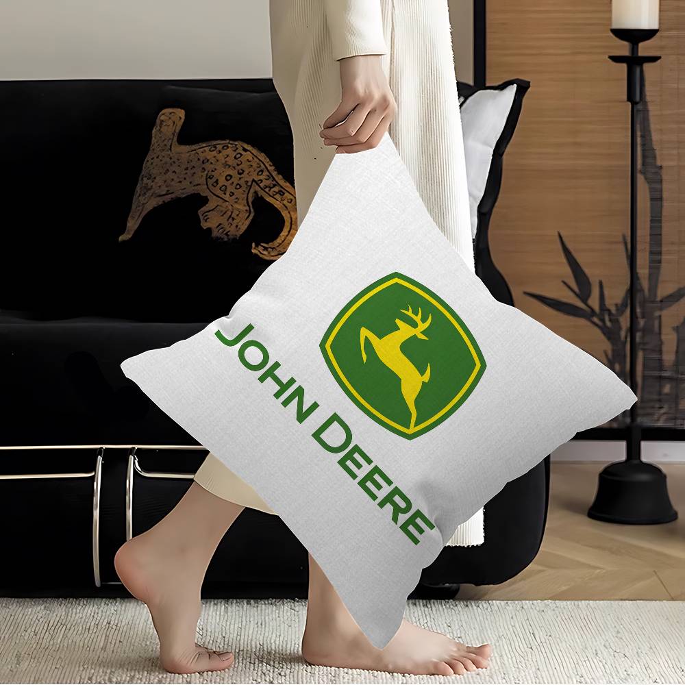 JJohnLogoDeeres Cushion Cover Pillowcase Upholstery Sofa Throw Pillow Home Decor Pillowcas