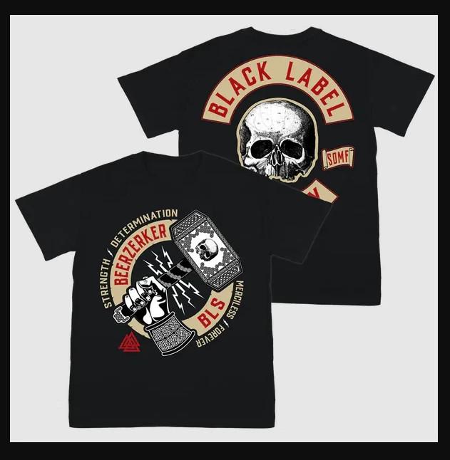 Beerzerker Black Label Society Cotton TShirt Full Size S5Xl Unisex T-Shirt XXXL