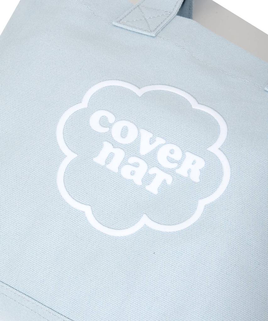 Covernat Woman Clover Heart Canvas Mini Tote Bag Blue