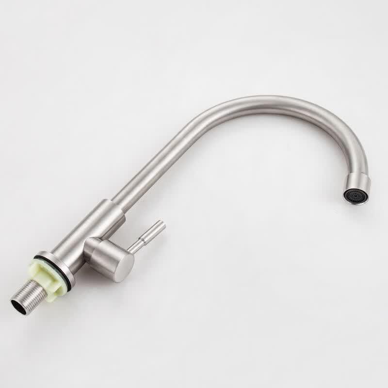 NASHIDA 304 Stainless Steel Wall-Mounted Kitchen Faucet