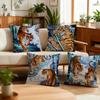 Grove Tiger Blue Light Cushion Cover Decoration Room Shop Car Best Home Office Coffee Pillow Sofa Printing Nordic Simplicity Hit