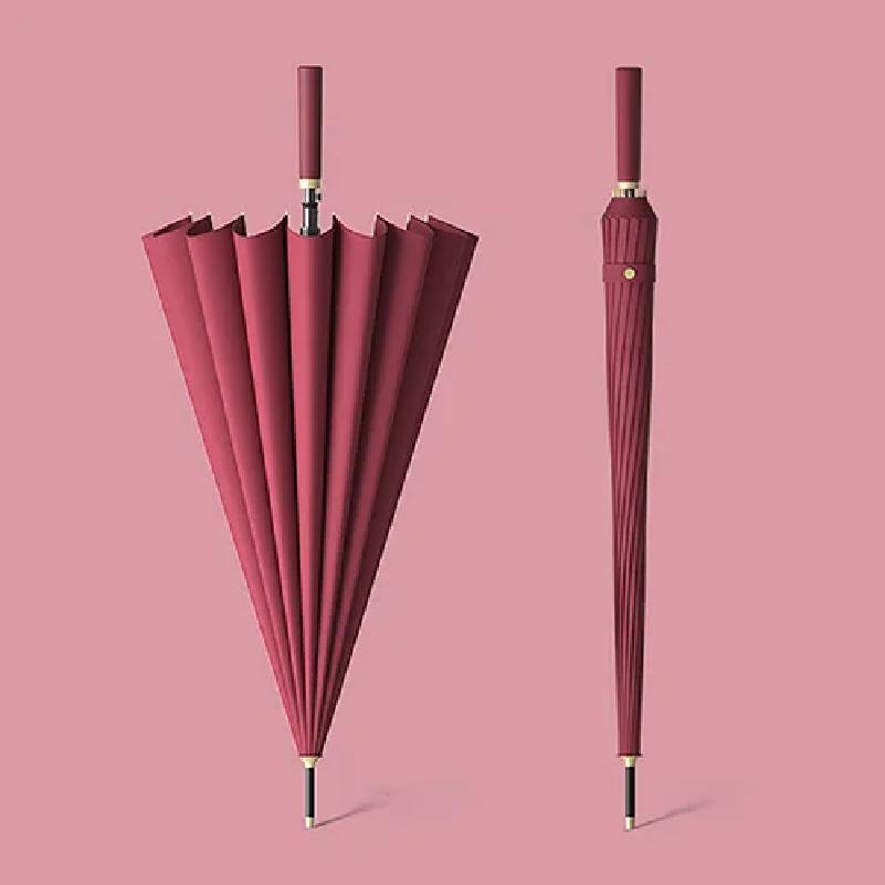 16K Long Umbrella Beautiful Fashion Pastel 16K Waterproof Durable UmbrellaAutomatic Umbrella Premium