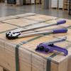 2 Pieces Manual Strapping Tool Kit Long-Handled for Factories, Packers