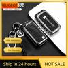 Car Sticker 2025 Hot Zinc Alloy Leather Car Key Cover Case Shell Holder Protection for Peugeot 207 107 307 307S 308 407 607 807