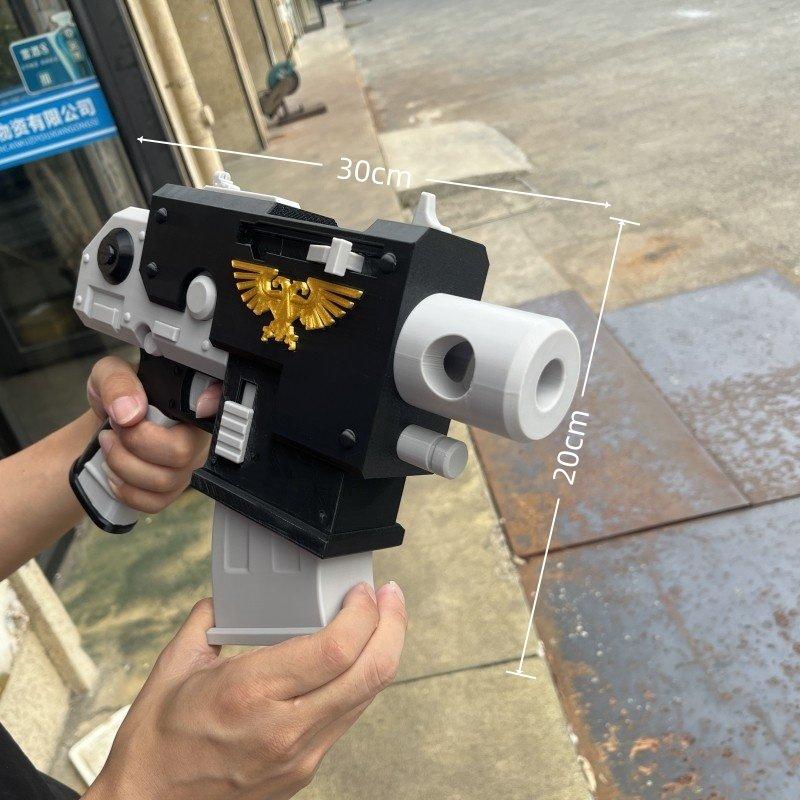 31cm Bolt Pistol 3D Printing Toy Gun Model Game Peripherals Cosplay Props Boys Gifts Holiday Role-Playing Decorations