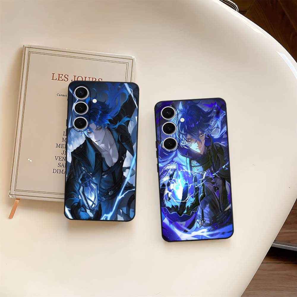 Genshin Impact Flins Phone Case For Samsung S 24 Fe 25 Ultra Plus 20 Lite 21 30 22 23 24 22 Ultra 5G Fundas
