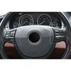Car Steering Wheel Button Frame Trim Fit For BMW 5 Series 2011-2017 Carbon Fiber