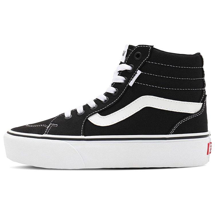 Vans Filmore Hi `Melns Balts` Sieviešu