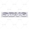 Car Styling SDV6 SDV8 3D ABS Badge Body Adhesive Emblem Sticker Decal  for Land Rover Ranger Rover Defender Velar Evoque bhrj9