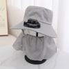 Quick Dry Solar Fan Hat Wide Brim Fishing Hat New Bucket Hat  Summer