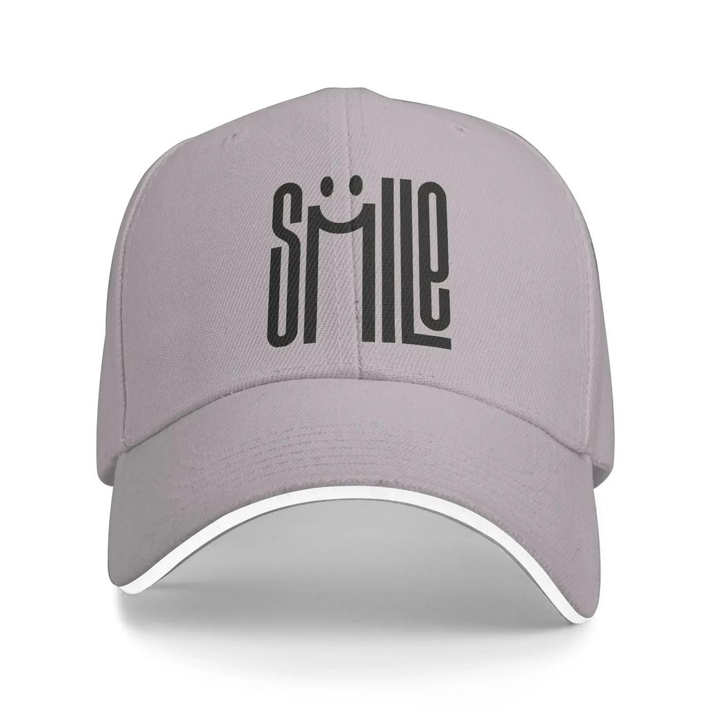 Smile Art Letter Printed Baseball Cap Be Smiling Outdoor Sport Hot Sale Trucker Hat Unisex Adult Fitted Retro Design Baseball Caps