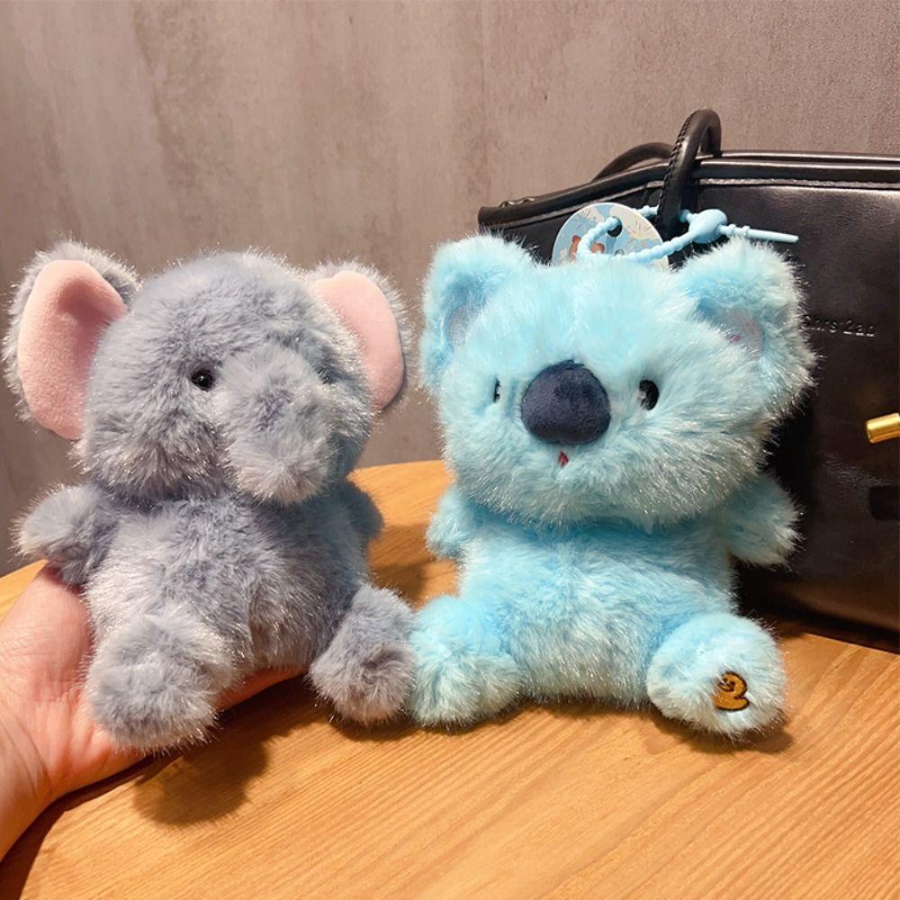Elephant Cartoon Animal Keychain Cartoon Animal Car Key Ring Bag Hanging Pendant  Hanging Ornaments