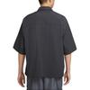 Nike Proteção Solar Técnica Resistente à Água Tecido Ajuste Solto Proteção UV Camisa Polo de Manga Curta Masculina Camisas Polo Preto Carvão FZ0705-060