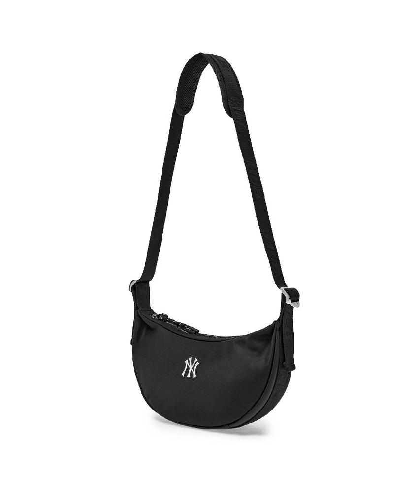 Mlb Basic Sportive Hobo Bag Ny (Black)