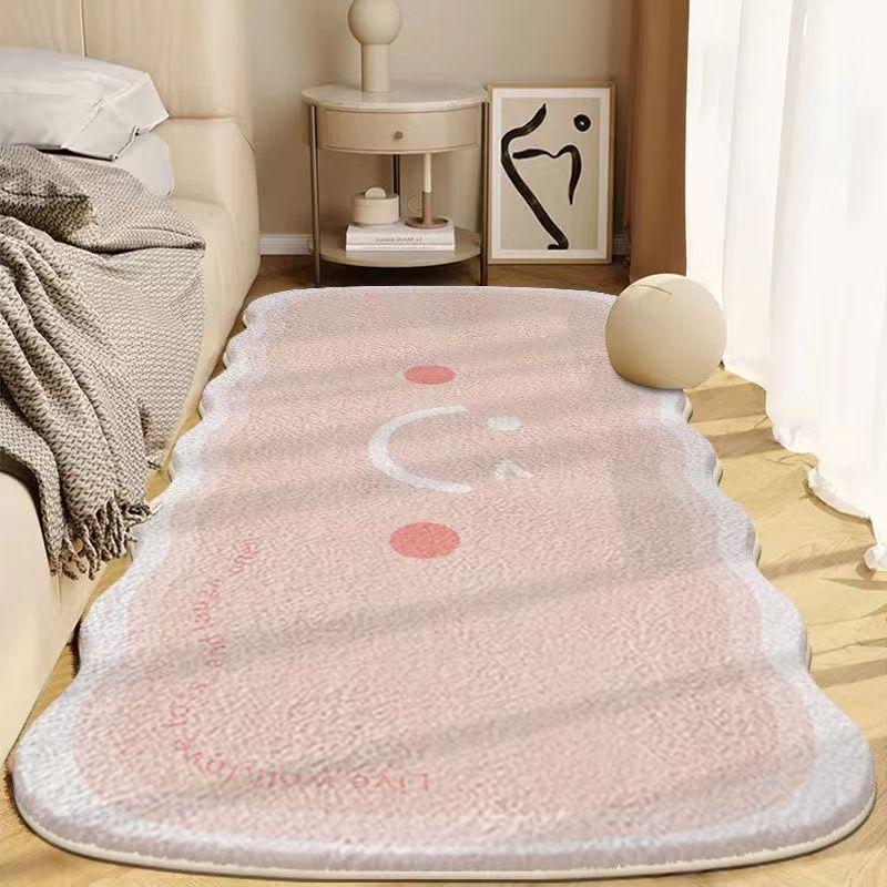 

Коврики у кровати скандинавский ковер для спальни, ванной комнаты, гостиной, нескользящий домашний декор, длинный напольный коврик 70 * 160cm