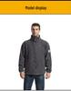 Heavyweight Sherpa Fleece Windproof Jacket - Double-Layer, Cold-Resistant Outerwear for Autumn/Winter