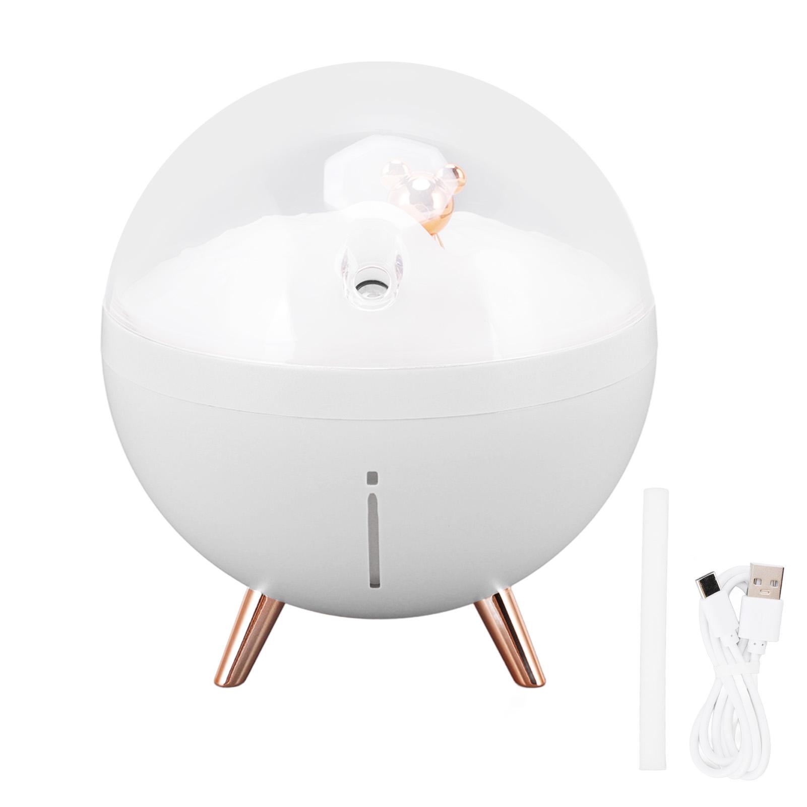 260ml   Humidifier Space Bear Designed ABS with Night Light USB Charging   Mist Diffusor for Home Children
