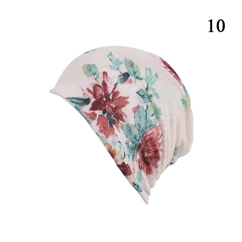 Women Printed Warm Beanie Hats Chemotherapy Cap Summer Thin Cap Turban Tube Bandana Headband Soft Stretch Bonnet Nurse Cap