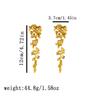 BLINGBAY Women's Pendant New Vintage Three-Dimensional Flower Tassel Earrings Exaggerated Leaf Earrings Personality Earrings Girls Party Jewelry Gifts