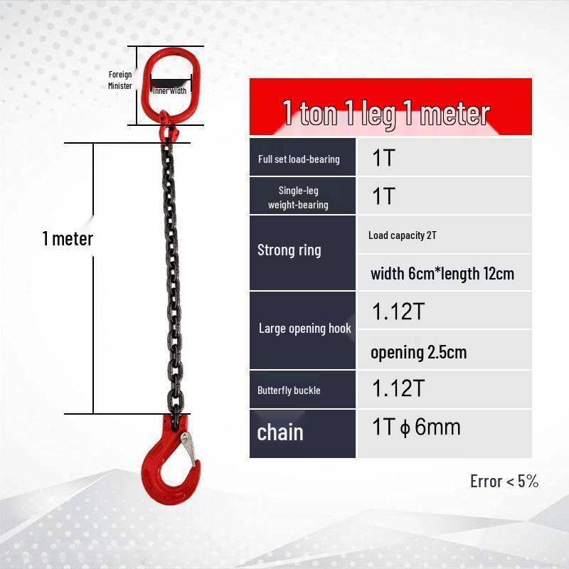 Double & Four Hook G80 Manganese Steel Lifting Chain Sling for Crane Hoist