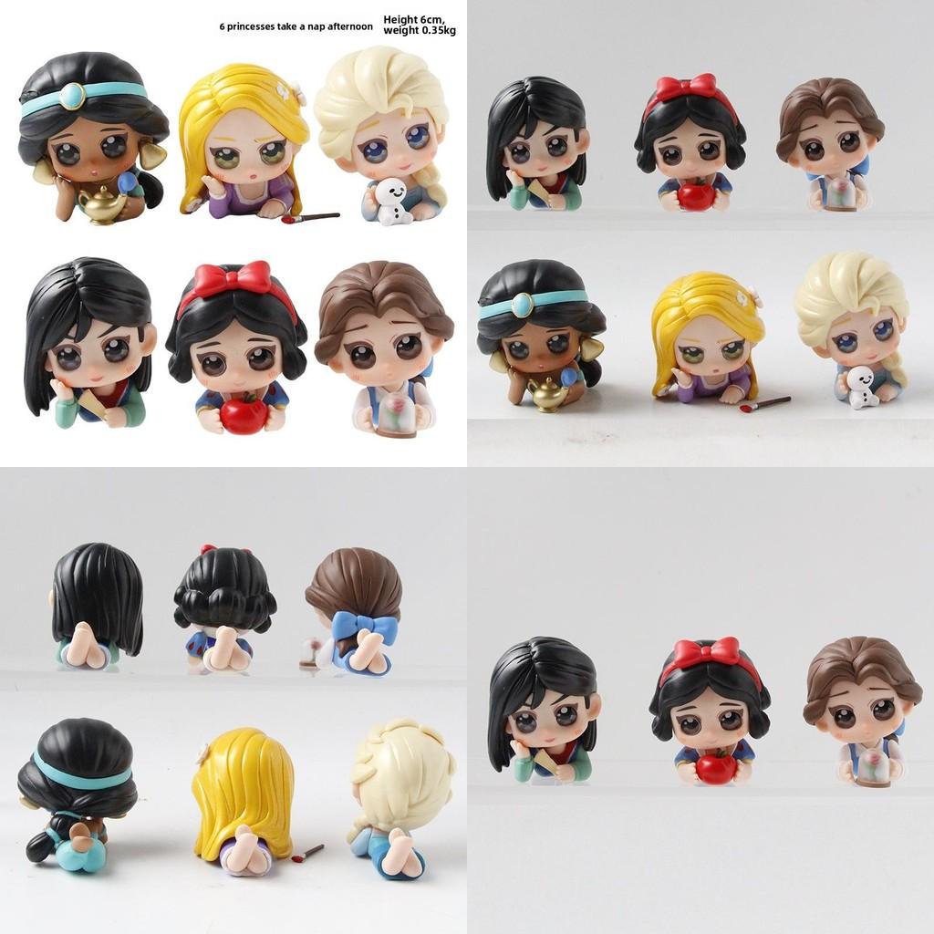 Fairy Tale Princess Belle Jasmine Snow White Toy Model Collectible Pvc Figures For Kids And Gift Sets