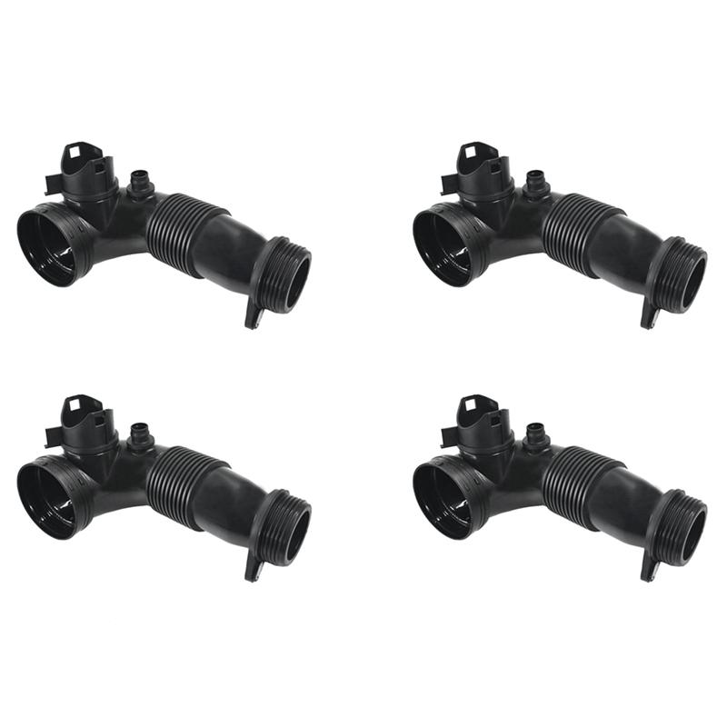 4X For BMW F22 F23 F30 F32 F33 F34 F10 E84 F25 Turbocharger Intercooler Air Inlet Tube Air Intake Hose Pipe 13717605638