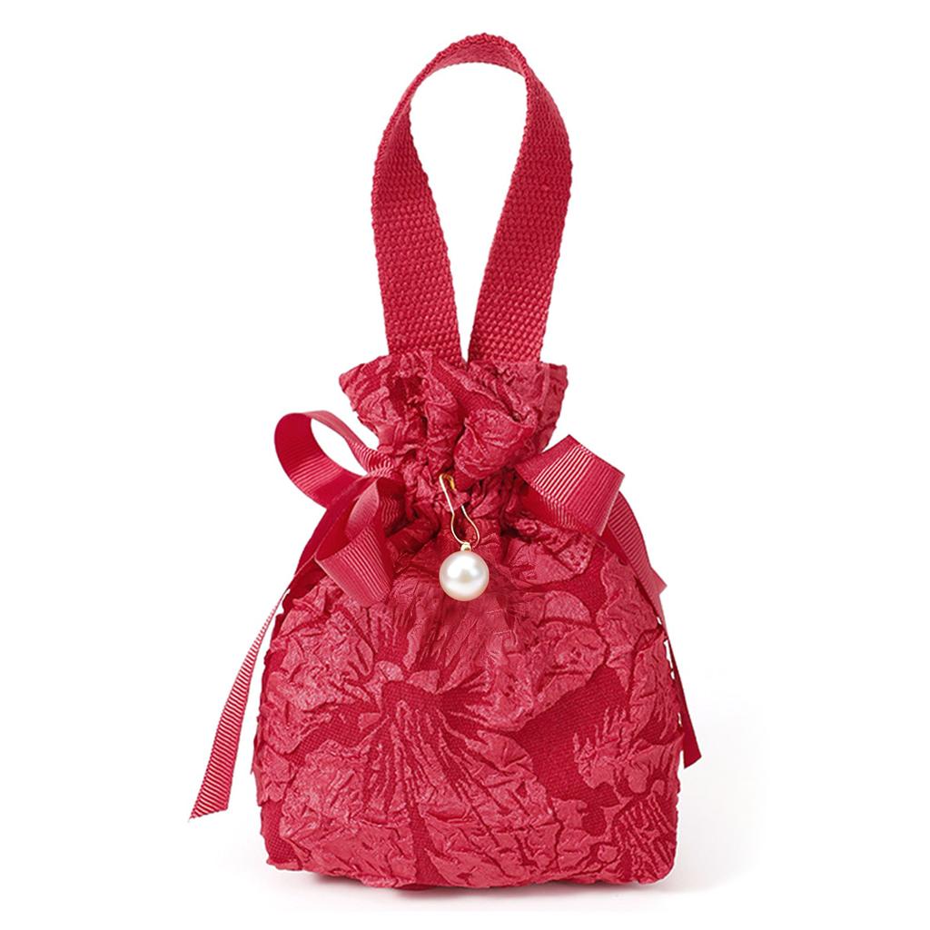1PC Fabric Bag Traditional Chinese Wedding Drawstring Candy Gifts Packaging Bag For Wedding Birthday Party Decor Jewelry Pouches