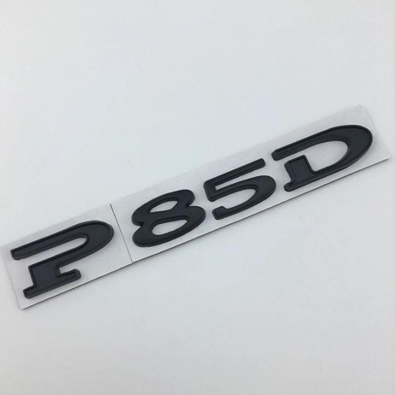 P75D P85D P90D P100D letter logo car sticker for Tesla MODEL 3 X S Y refit rear boot labels trunk displacement digital decal