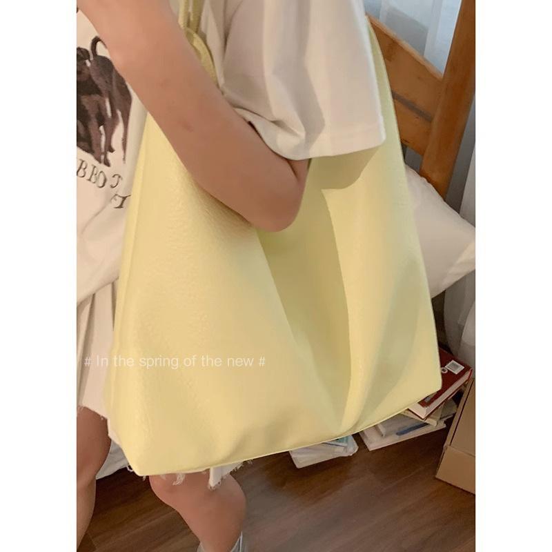 Tooxika Casual Tote Bag High-end Women's Bag New Simple Underarm Bag Soft Surface Versatile Shoulder Bag