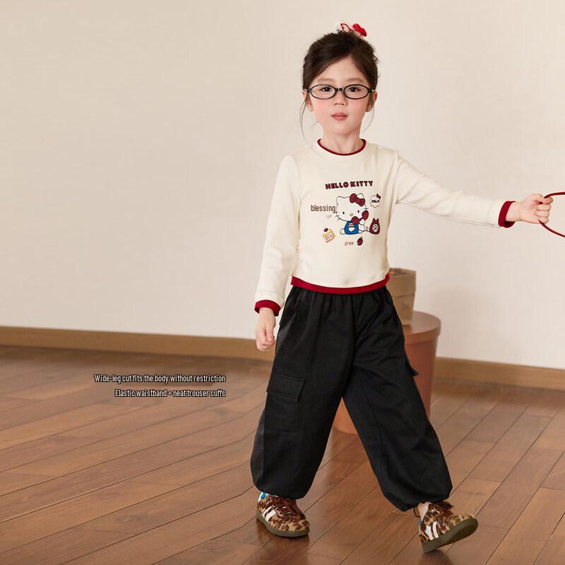 LUSON Girls  Wide-Leg Cargo Pants 100