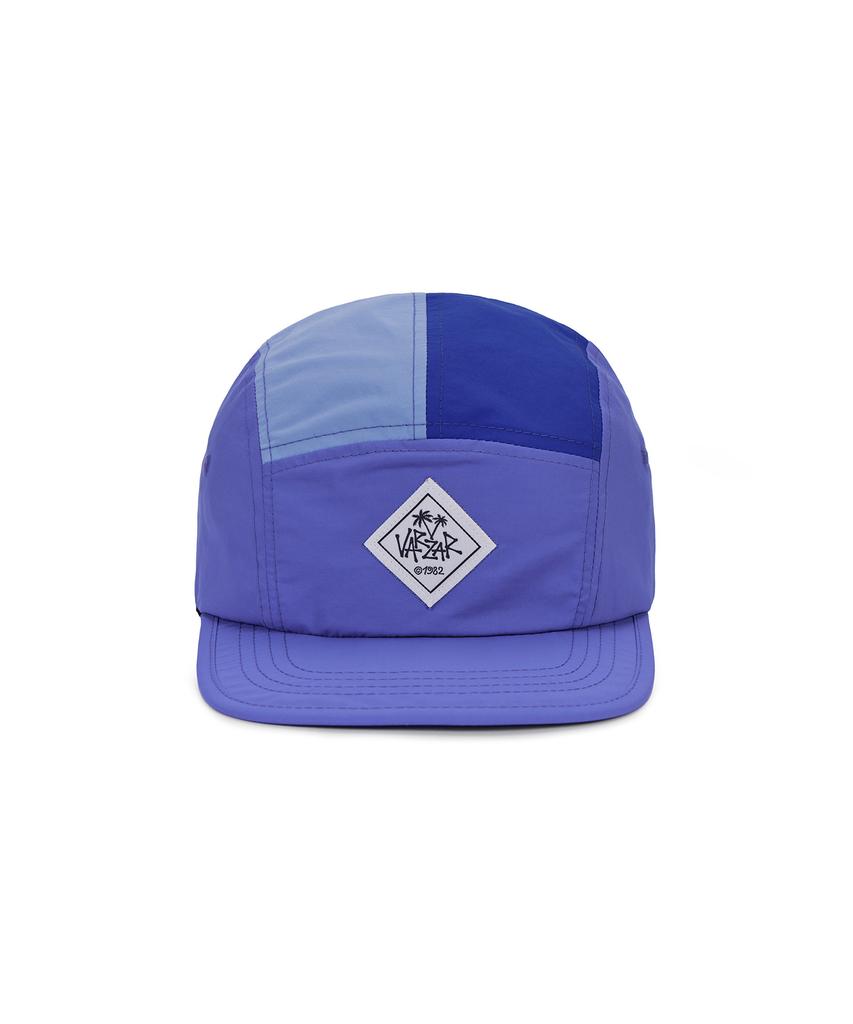 Bajal Multicolor Palm Tree Label Camp Cap Blue
