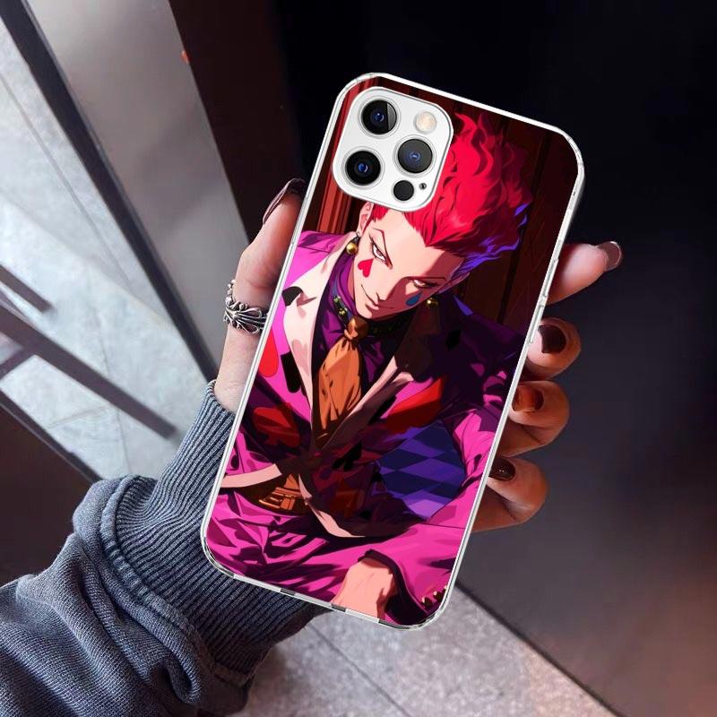 Huner X-Hunters Hisoka Phone Case For iPhone 17 Air 11 13 Mini 14 15 Plus 16 12 Pro Max 16E SE 7 8 Pattern Soft TPU Back Cover
