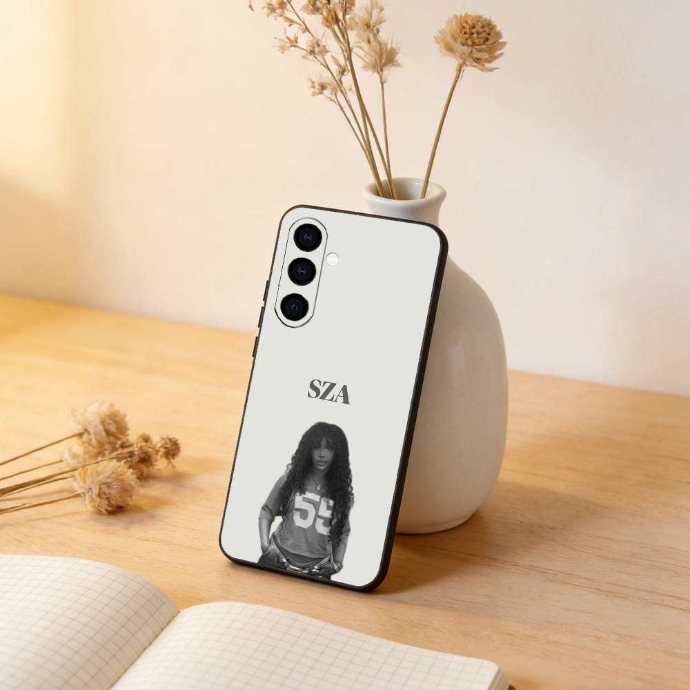 Singer S-SZA lana Phone Case For Samsung Galaxy A73,A72,A71,A70,A53,A52,A51,Soft Silicone Black Cover