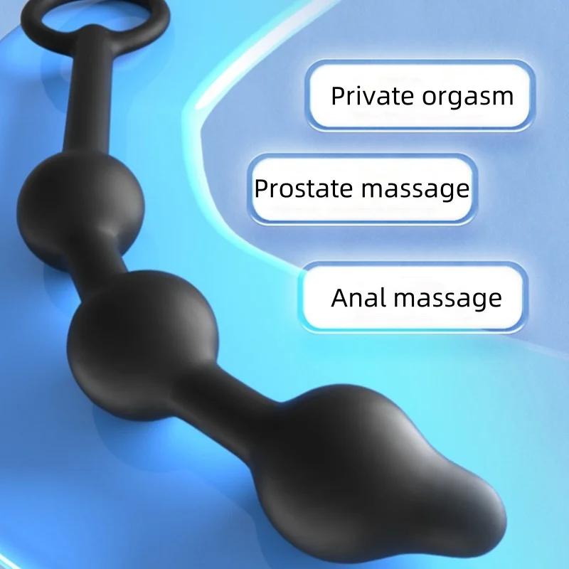 Nafukovací rozšiřující kuličky Tekutý silikonový anální zátka Unisex anální dilatátor Masturbátor Vaginální masážní přístroj na prostatu Zadní zátka Sexuální hračka