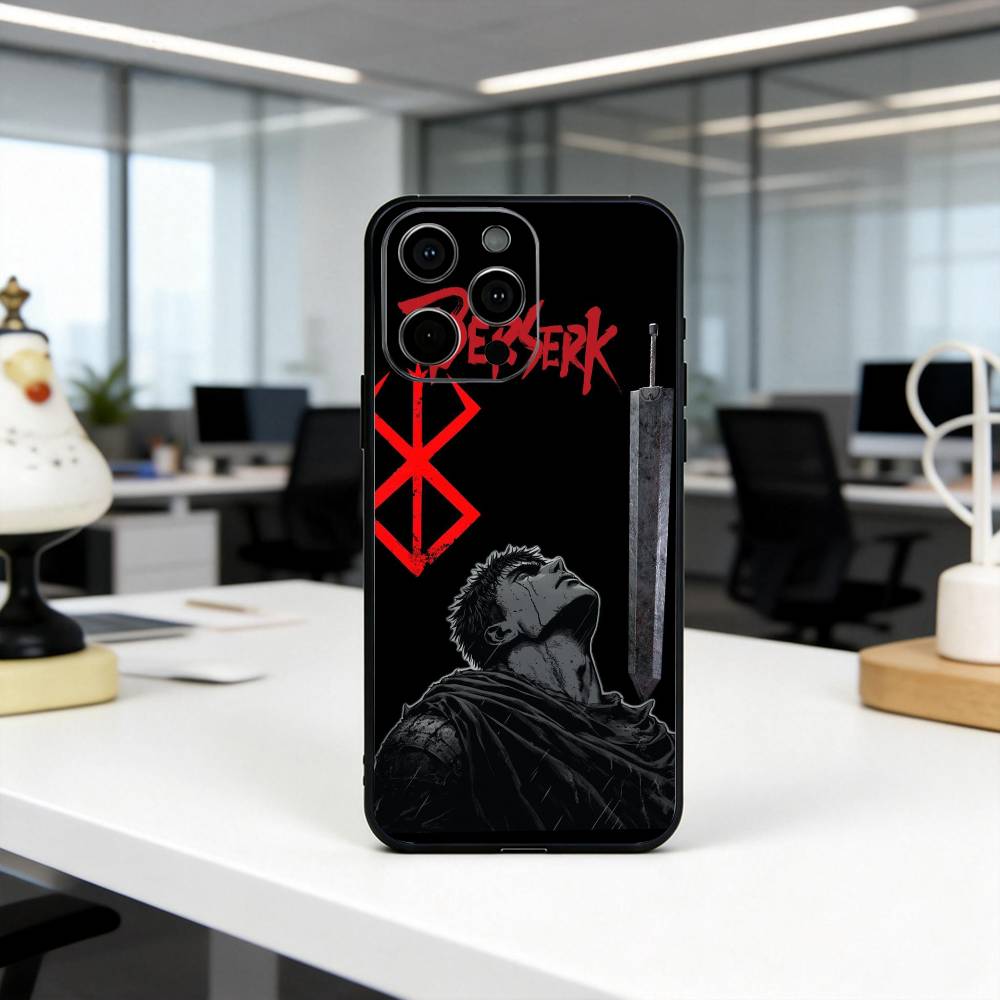 Classic B-Berserk BG G-Guts Phone Case Silicone Soft For IPhone 17 16 15 14 13 12 11 X XR Plus Pro Max Plus