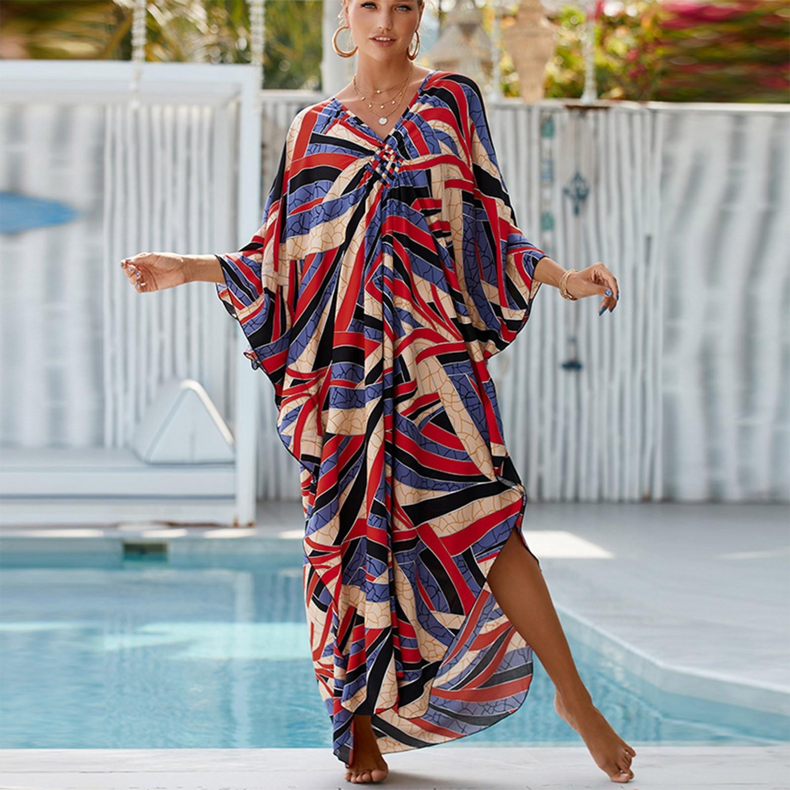 

Fashion Beach Bikini Cover-up Swimsuit Outerwear Beach Dress Swimsuit Cape Jacket One Size