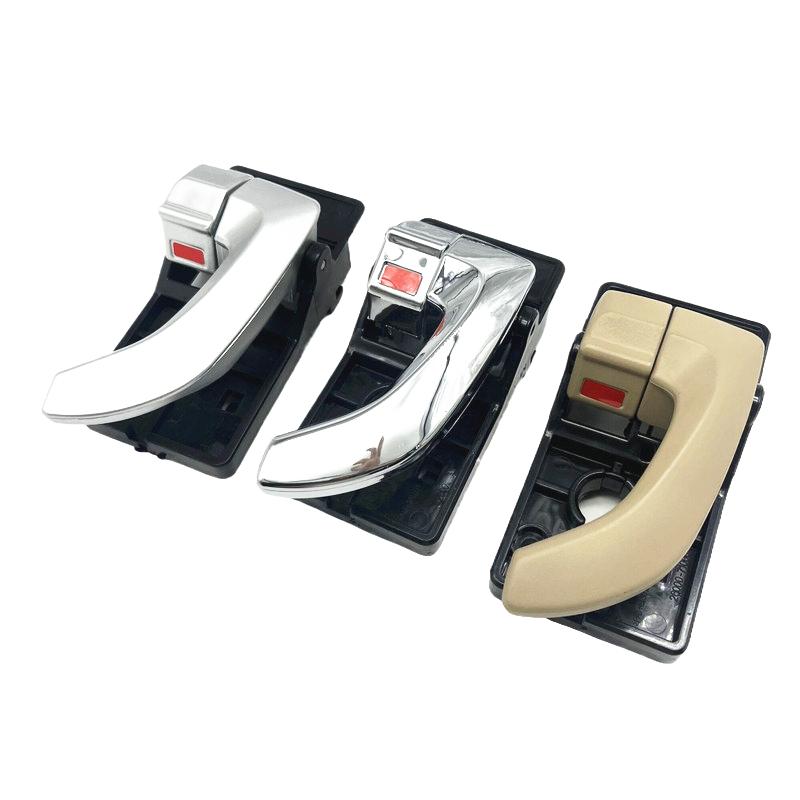 Grey Gray Left Right Inside Inner Interior Door Handles for 2005 2006 2007 2008 2009 Hyundai Tucson 826102E000,82620-2E000 New