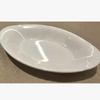 Vit Melamin Oval Fiskfat