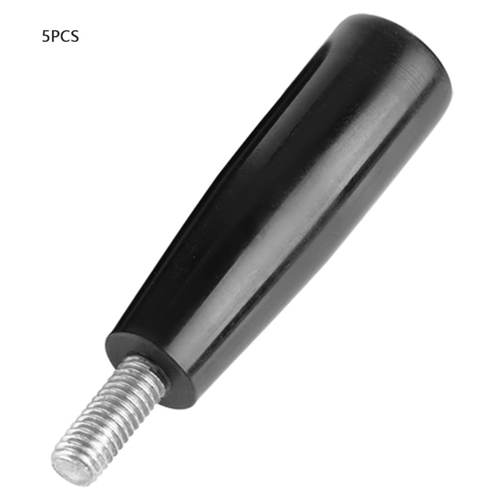 5Pcs Thread Milling Machine Replacement Accessory Tool Revolving Bakelite Handle M6 * 50