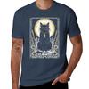 The Cat Witchy Tarot Card Art Tshirt Quick Dry Sports Short Sleeve Tee