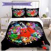 3pcs Duvet Cover Set (1*Duvet Cover + 2*Pillowcase, Without Core), Game Rainbow Friends Print Soft All‑Season Bedding Set, Home Bedroom Decor Gift