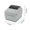 Qoltec Drukarka etykiet kurierskich LTP-0243 | termiczna | High Speed | 203 dpi | USB | LAN